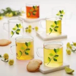Borosil Classic Green Leaves Mug