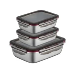 Milton Steel Square Container