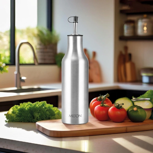 3 Milton Steel Wellspring Oil Dispenser - Image 1