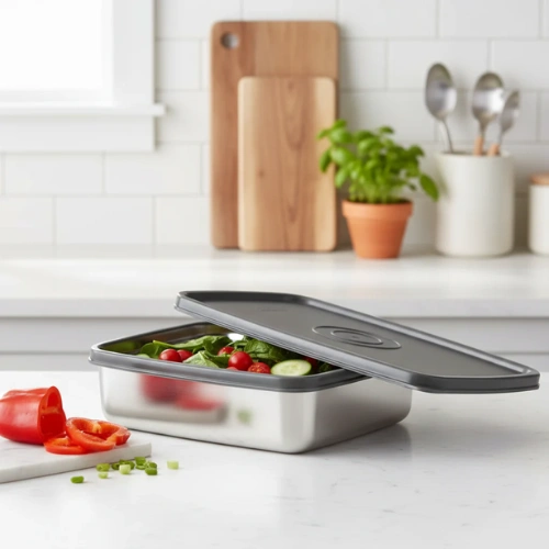 5 Milton Metro Meal Steel Tiffins - Image 1