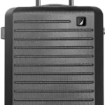 NAUTICA Small Cabin Suitcase (49 cm) 8 Wheels - Small 20-inch Carry-On Trolley - Black