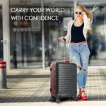 NAUTICA Small Cabin Suitcase (49 cm) 8 Wheels - Small 20-inch Carry-On Trolley - Black - Image 7