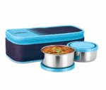 Nourish Insulated Lunch Box (Milton) | Cyan Colour - Image 2