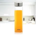 NEO GLASS BOTTLE WITH SILVER SS LID