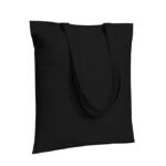 Reusable Tote Bag set of 2 for for Women/Girls | Multipurpose 100% Organic Cotton Printed Zipper Tote Bags | Shopping/Grocery Bag | Sturdy Canvas Bag with 12kgs Capacity (Black and White) - Image 2