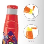 Milton Kool Fun 600 Plastic Insulated Water Bottle with for Kids, 510 ml, Red | School | Picnic | Sipper Bottle | Leak Proof | BPA Free | Food Grade | Easy to Carry - Image 5