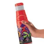 Milton Kool Fun 600 Plastic Insulated Water Bottle with for Kids, 510 ml, Red | School | Picnic | Sipper Bottle | Leak Proof | BPA Free | Food Grade | Easy to Carry - Image 2