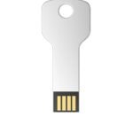 32GB Key Shape USB 2.0 Pen Drive | Metal Keychain Flash Drive | Portable & Reliable Storage for Laptop, PC, Mobile, Tablet, Car Audio & Music