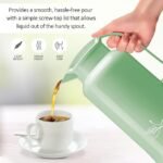 Milton Crystal 1500 Vacuum Insulated Inner Glass Hot or Cold Flask, 1500 ml, Green - Image 3