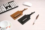 Myc Leather Luggage Tag