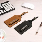 Myc Leather Luggage Tag