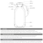 Milton Nancy 1000 Vacuum Insulated Inner Glass Hot or Cold Flask, 1 Litre, Cinnamon | Easy to Carry | BPA Free | Easy Grip | Food Grade | Odour Proof | Leak Proof - Image 6