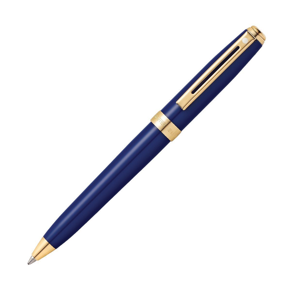pe1 Sheaffer Prelude Mini, Gloss Blue Featuring Gold Tone Trim, Ballpoint (E2980851) - Image 1