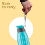 Milton Kool Windsor 900 Thermoware I Cold PU Insulated Water Bottle 700 ml, Leak Proof Flip Top Lid I for Office, Gym, School I Cyan Blue - Image 4